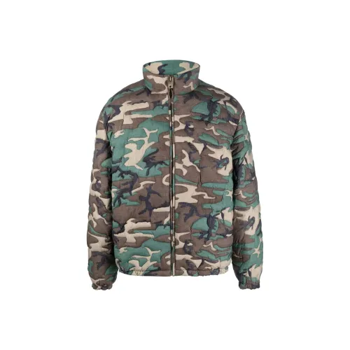 ERL Зеленый Унисекс Куртки