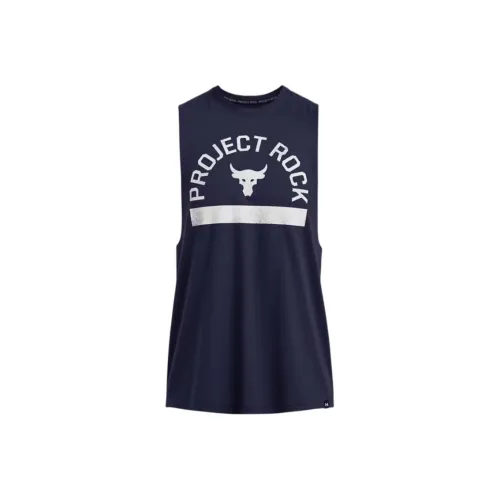 Under Armour ProjectRock Tank Top Мужской Midnight Marine Blue