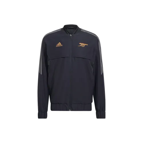 Adidas Arsenal Углерод Черный Мужская Куртка