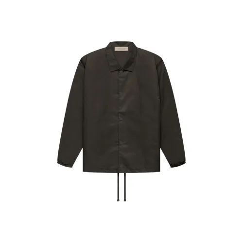Fear of God Essentials Серый черный Унисекс Куртки