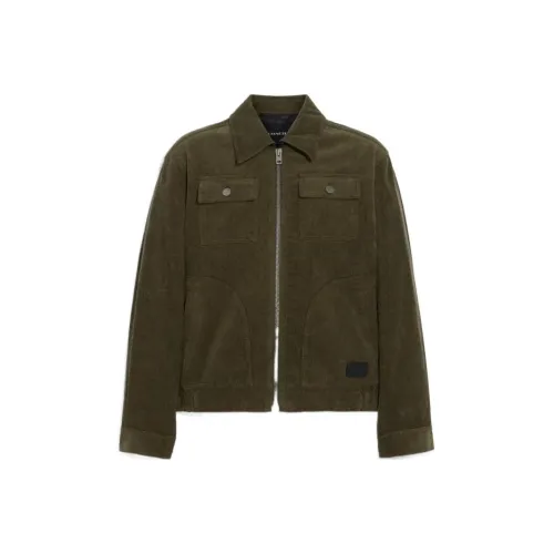 COACH SS23 Куртки и Пальто Мужской Оливковый