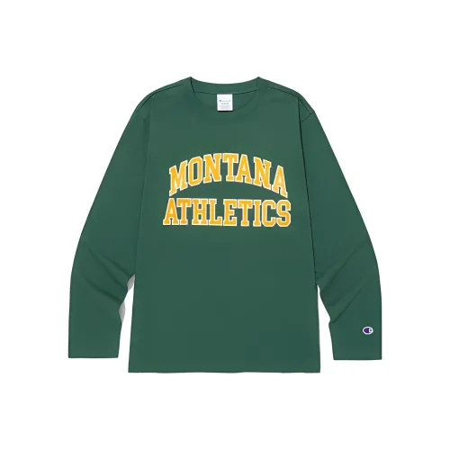 Champion Зеленый Мужской T-Рубашки