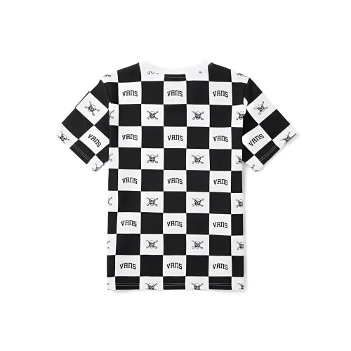 VANS T-Shirt Унисекс Черный Белый Клетка