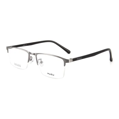 MUZU Сплав TR Памятный пластик Металл TR90 Квадрат Оправы для очков Унисекс Многоцветные