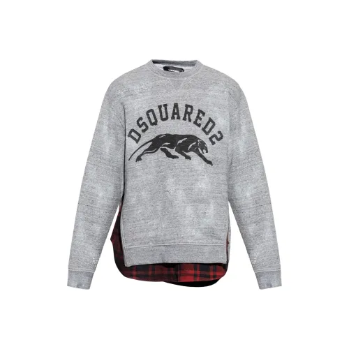 DSQUARED 2 Толстовка Мужской Светло-Серый