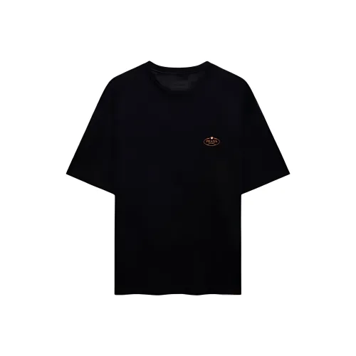 PRADA Мужские черные T-рубашки