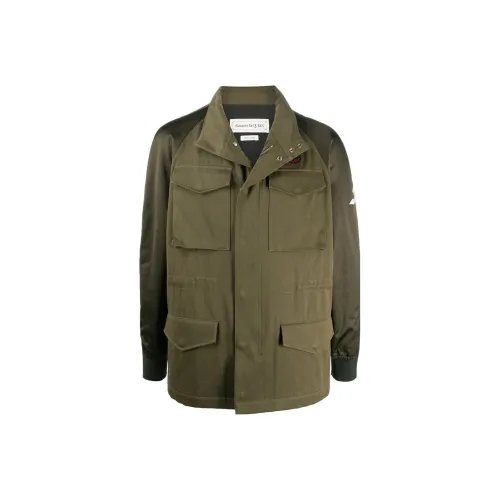 Alexander McQueen FW22 Куртка Мужская Армейский Зеленый