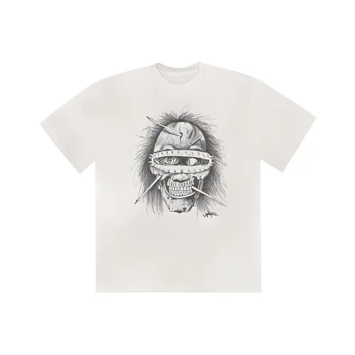 TRAVIS SCOTT Travis Scott SS23 UTOPIA ограниченная серия Белая унисекс футболка