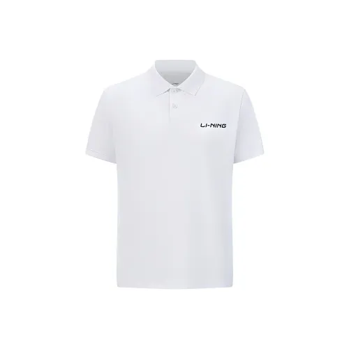 LINING Table Tennis Series Поло Унисекс Белый