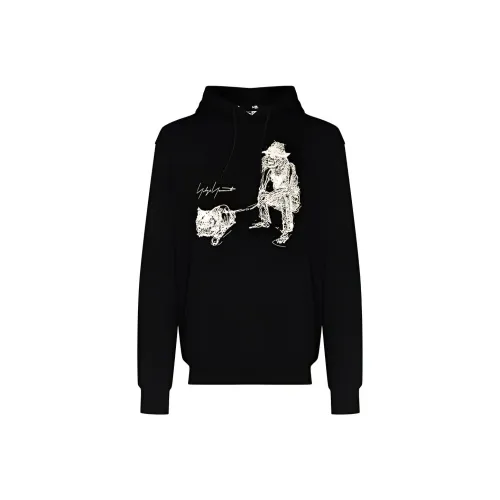 Yohji Yamamoto Черные Мужские Свитшоты