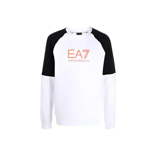 EMPORIO ARMANI EA7 Свитшот Мужской Белый