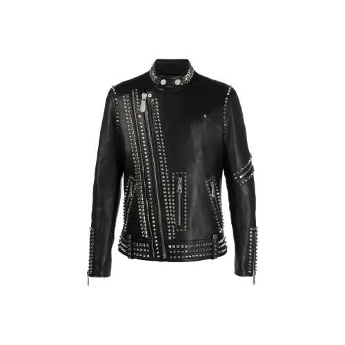 PHILIPP PLEIN SS23 Куртки и Пальто Мужской Черный