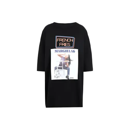 MM6 Maison Margiela Черная Унисекс Футболка