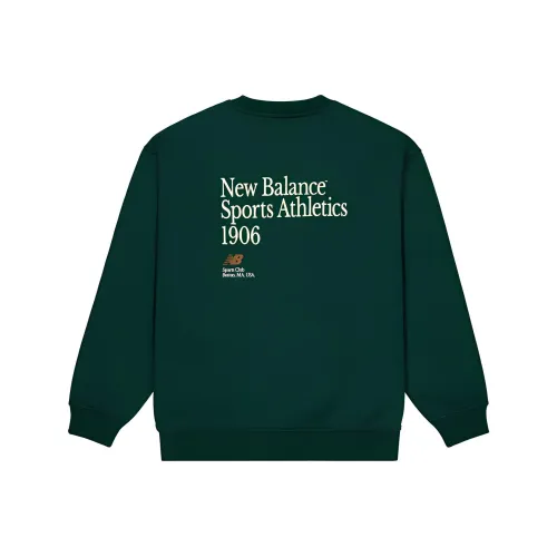 New Balance Зеленый Мужской Свитшот