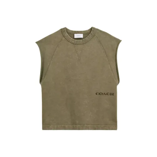 COACH Зеленый Мужские Майки