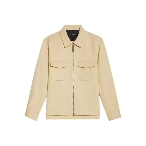 Theory Молоко Белый Мужская Куртка