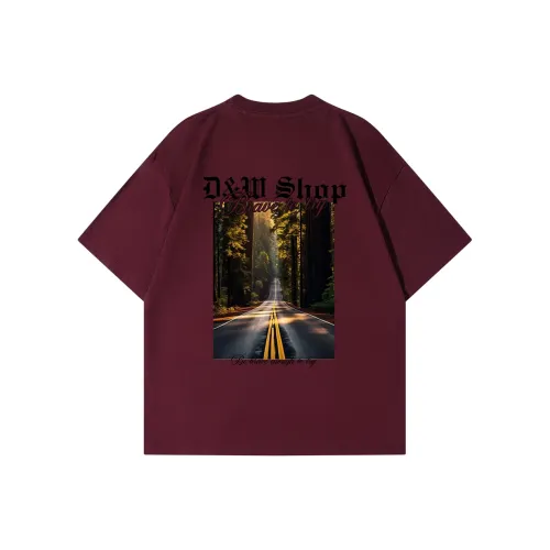 D&W Бургундский Унисекс T Рубашки