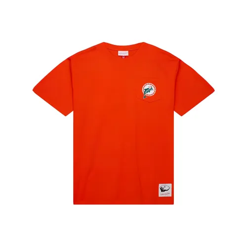 Mitchell Ness Orange Мужская T-Рубашка