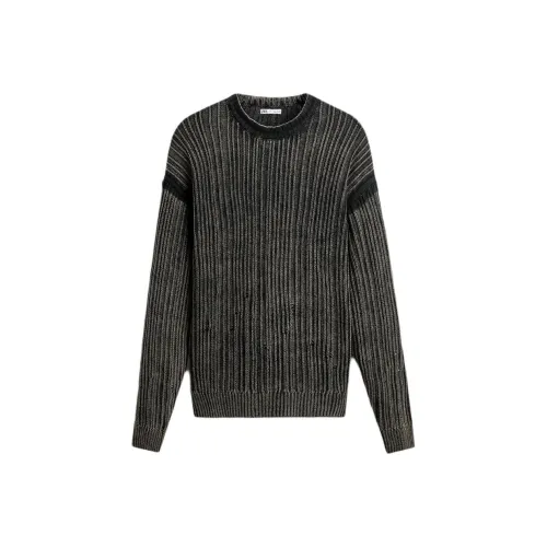 ZARA Коричневый Мужской Трикотаж