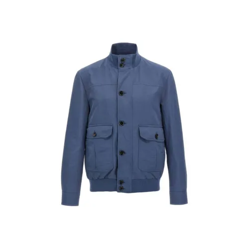 Brioni Мужские Синие Куртки