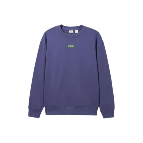 Levis Фиолетовый Мужской Свитшот