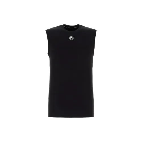 Marine Serre Топ без рукавов Мужской Черный