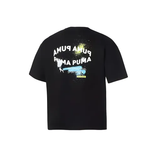 PUMA Черная Унисекс Футболка