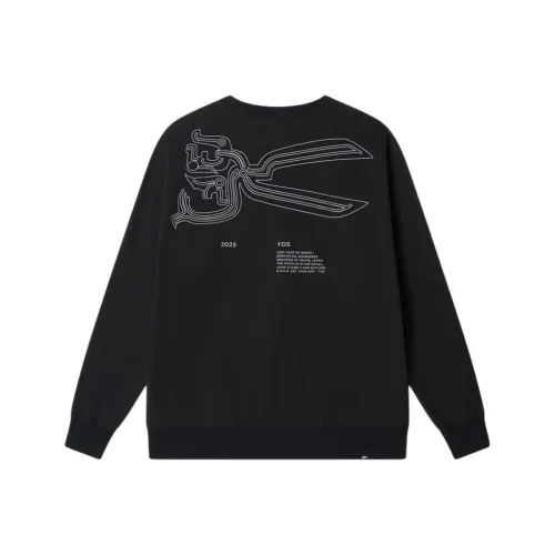 DENHAM Snake Year Spring Collection Черные Мужские Свитшоты