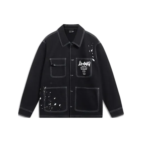 LINING Sports Fashion Collection Мужские Черные Куртки