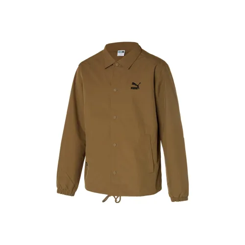 PUMA Classic Coaches Коричневый Мужской Куртки