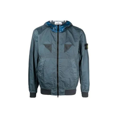 STONE ISLAND Куртка Мужская Авиационный Синий