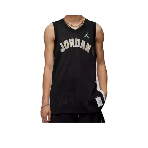JORDAN Мужские майки черного цвета