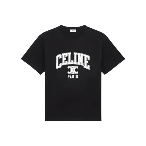 CELINE SS25 T Рубашка Мужская Черная