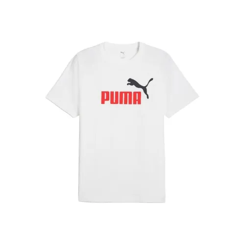 PUMA ESS Белый Мужской T-Рубашки