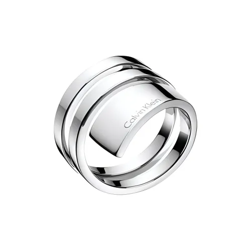 Calvin Klein Нержавеющая сталь Кольца Серебряный Унисекс