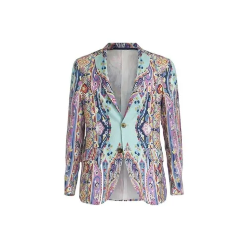 ETRO Мужские Синие Куртки