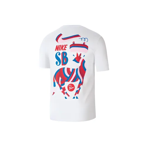 Nike T-Shirt Asian Version Men's White Найк Т-Рубашка Азиатская Версия Мужская Белая