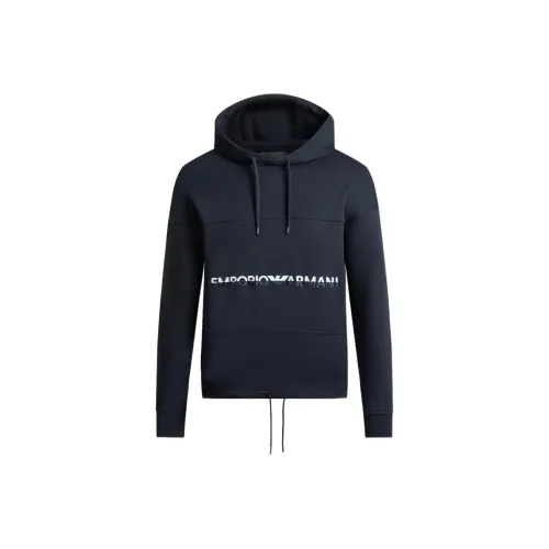 EMPORIO ARMANI Толстовка Мужская Темно-синяя