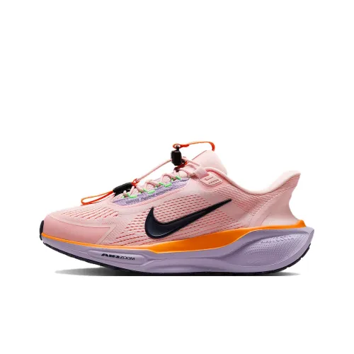 nike Pegasus EasyOn Slip Resistant And Дышащий Низкий Топ Повседневные Беговые кроссовки Женские Розовый Фиолетовый