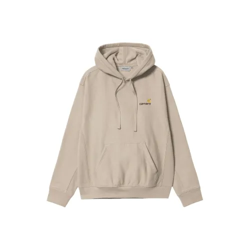 Carhartt WIP FW24 С капюшоном American Script Толстовка Унисекс Арахисовый