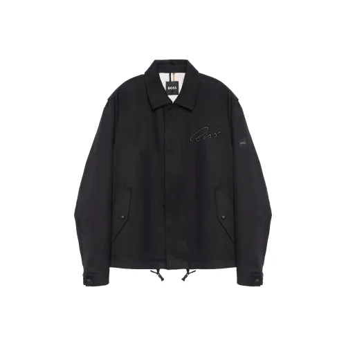 Hugo Boss Мужские Черные Куртки