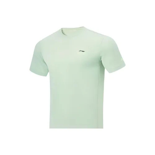 LINING Running Collection Бамбук Зеленый Мужская Футболка