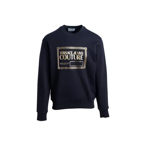 VERSACE JEANS COUTURE Черные Мужские Свитшоты