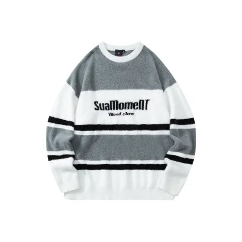 Suamoment Loose Повседневный Свитер Унисекс