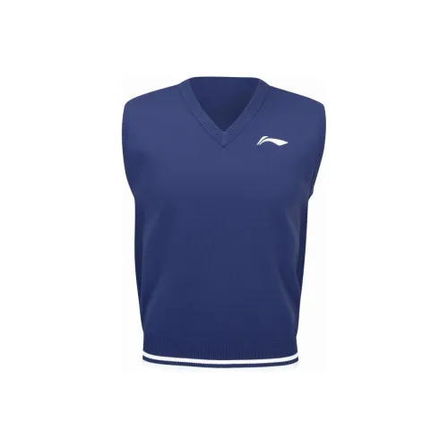 LINING Badminton Series Трикотаж Унисекс Темный Корабельный Синий