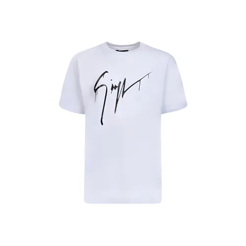 Giuseppe Zanotti Белый Мужской T-Рубашки