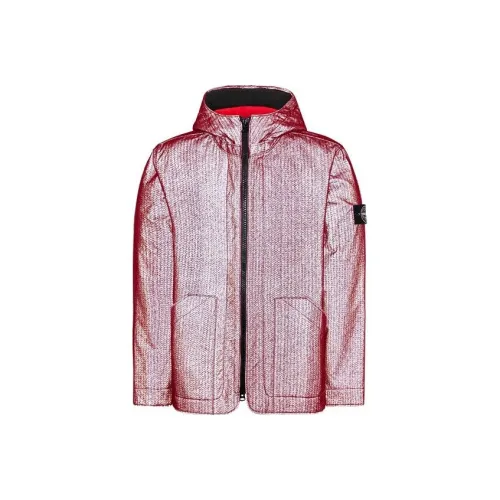 Stone Island Red Men's Jackets