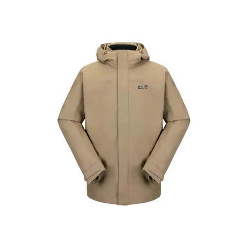 Jack Wolfskin Вяз Коричневый Мужской Куртки