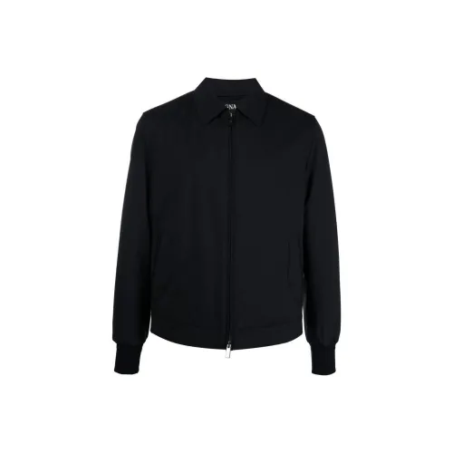 Zzegna Куртки и Пальто Мужской Темно-синий Синий