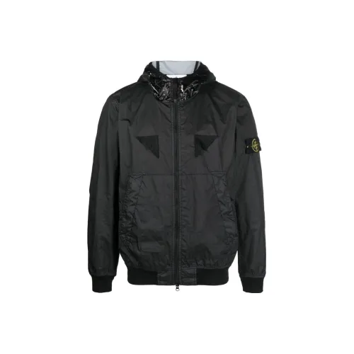 Stone Island STONE ISLAND MEMBRANA 3L TC Куртки Пальто Мужской Черный